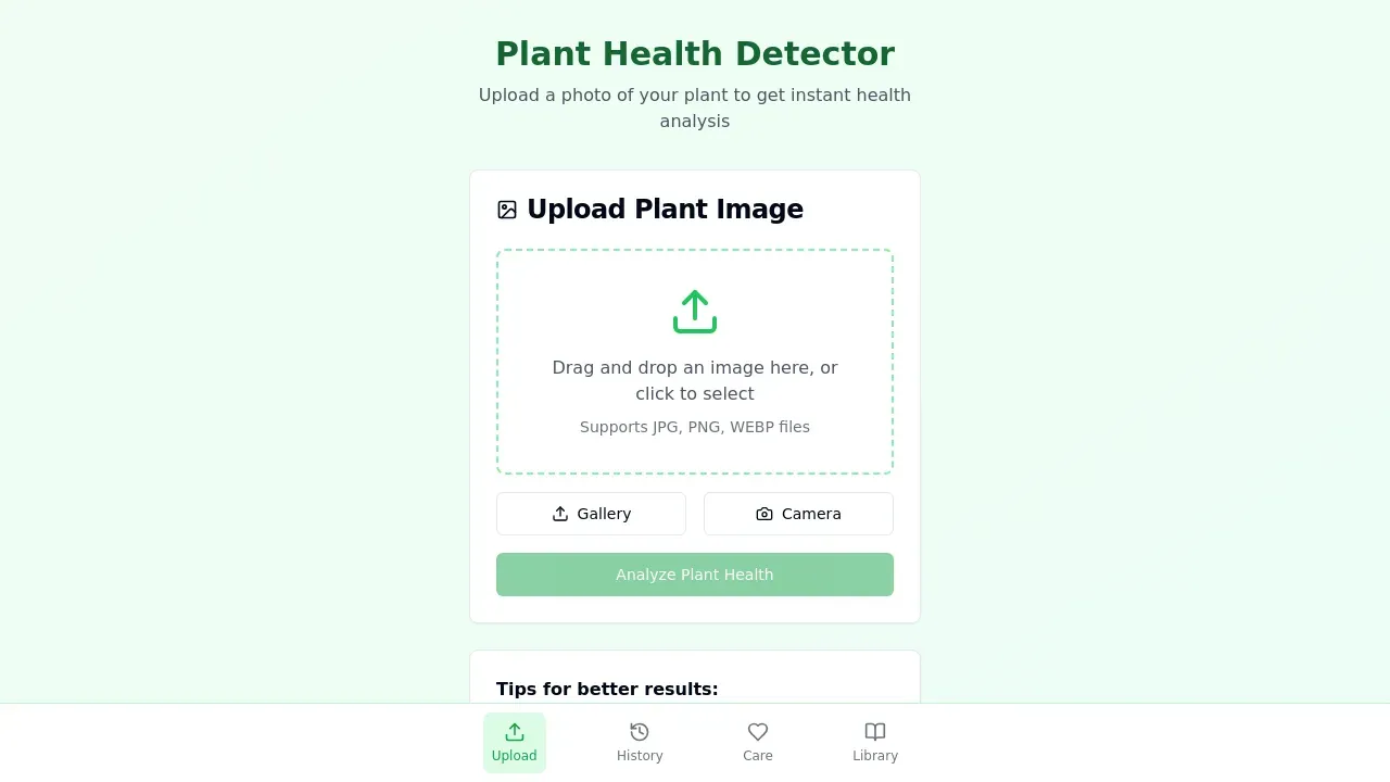 Plant Health Detector