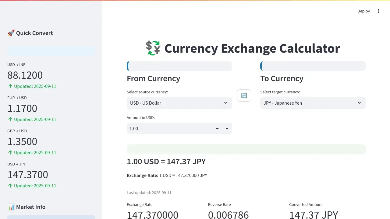Currency Exchange 
