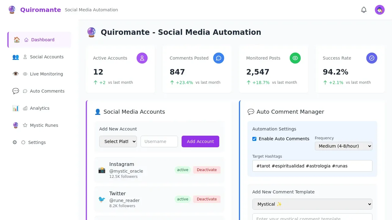 Social Media Automation Tool