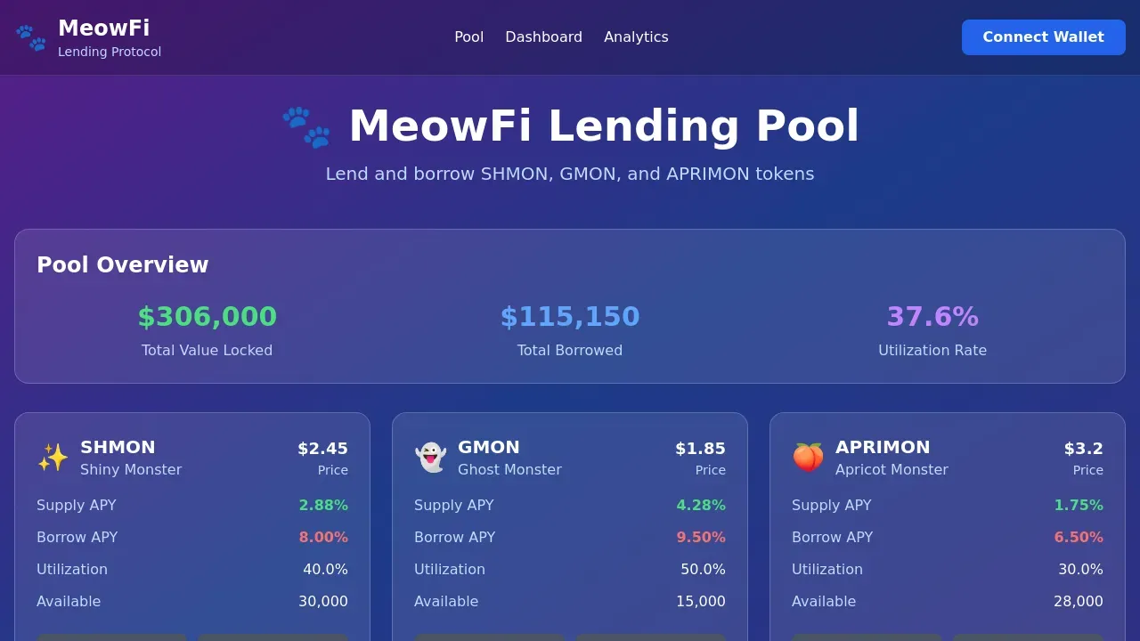 Meowfi Lending Pool