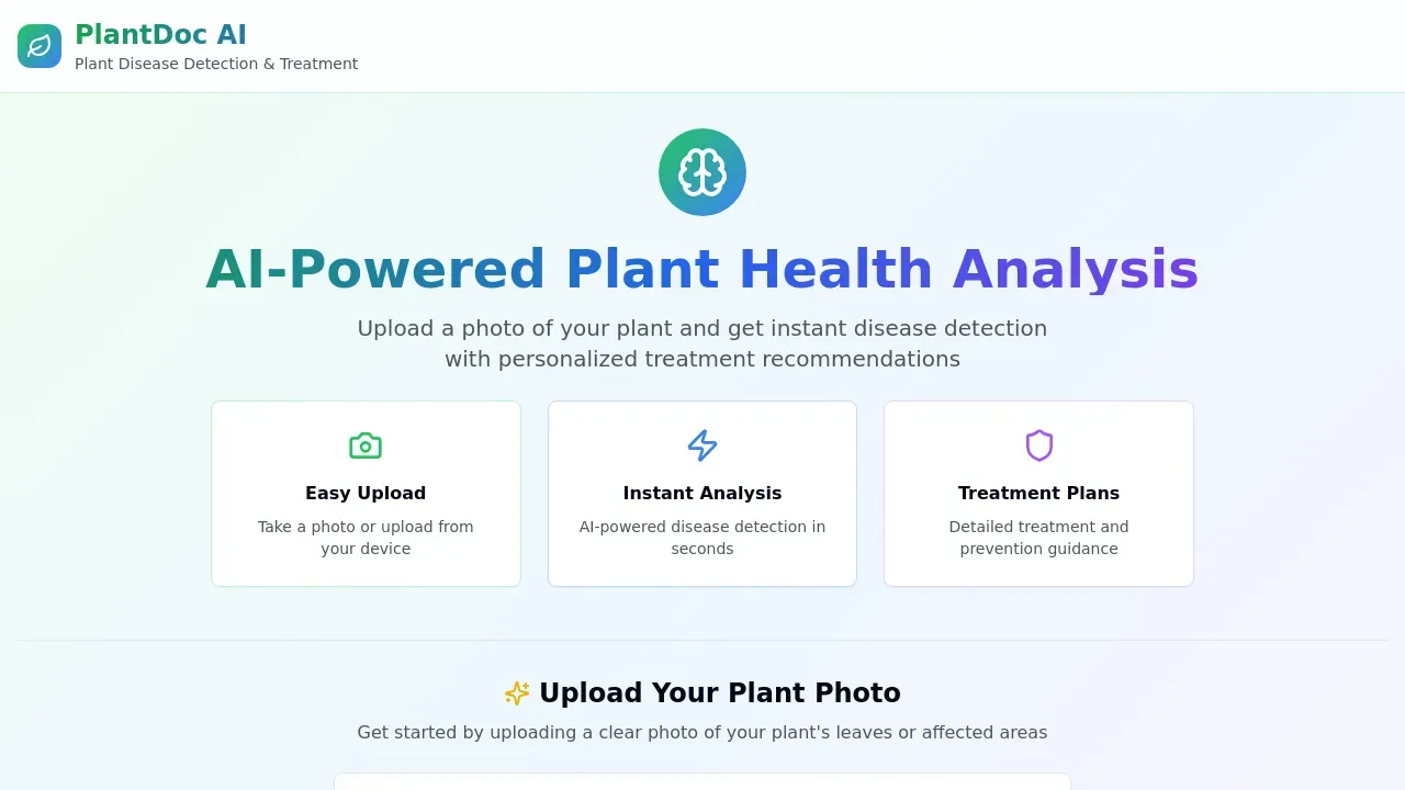 Plant Health AI Analyzer