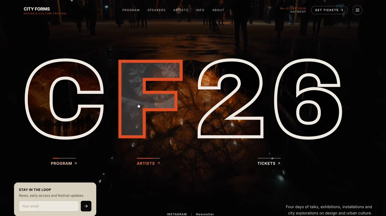 Design Festival Website