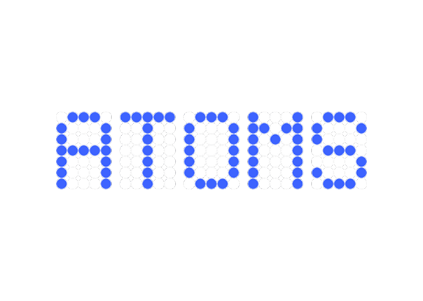 Atoms dotted logotype