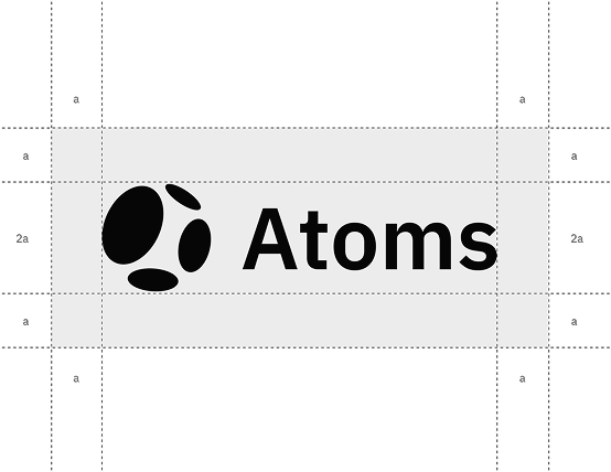 Atoms grid wordmark